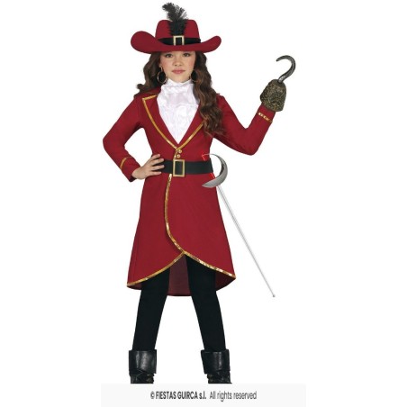DISFRAZ PIRATA CAPITAN GARFIO 7-9 Años