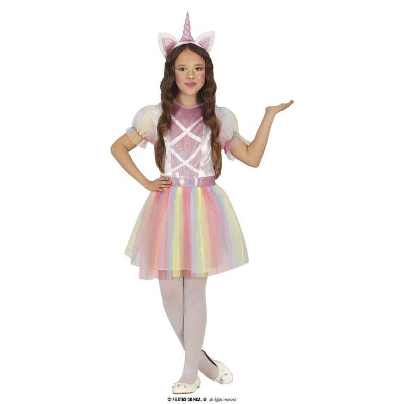 DISFRAZ UNICORNIO RAINBOW 7-9 Años