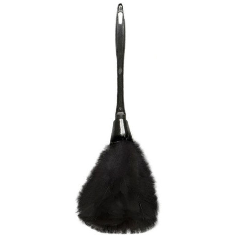 PLUMERO DE PLUMAS NEGRAS/BLANCAS