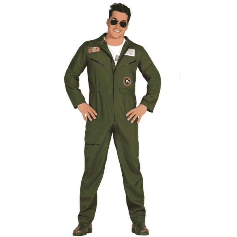 DISFRAZ PILOTO CAZA TOP GUN (S)