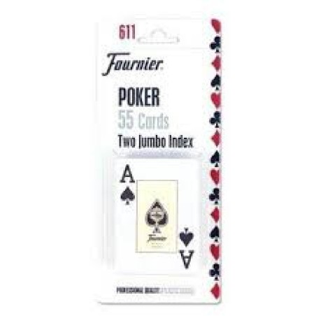 fournier - baraja poker ingles, 55 carta