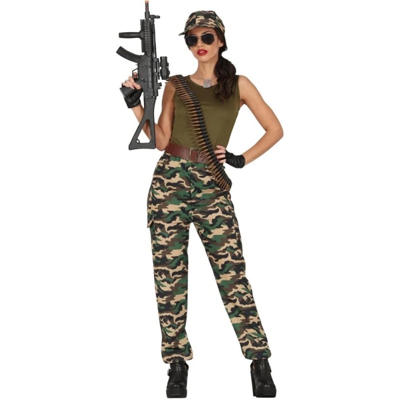 DISFRAZ MILITAR TENIENTE SOLDADO (S)