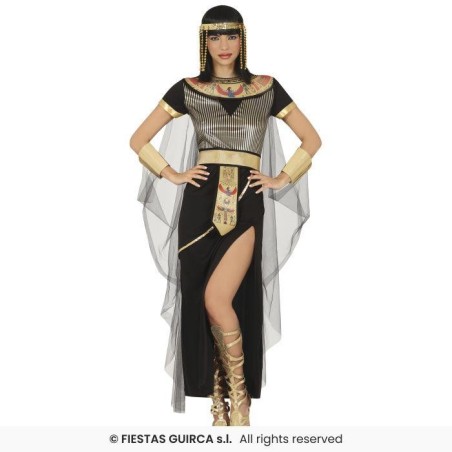 DISFRAZ EGIPCIA CLEOPATRA NEGRA (S)