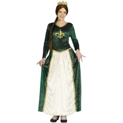 DISFRAZ REINA MEDIEVAL, ADULTA, 44 – 46