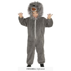 DISFRAZ LOBO GRIS 3-4 Años