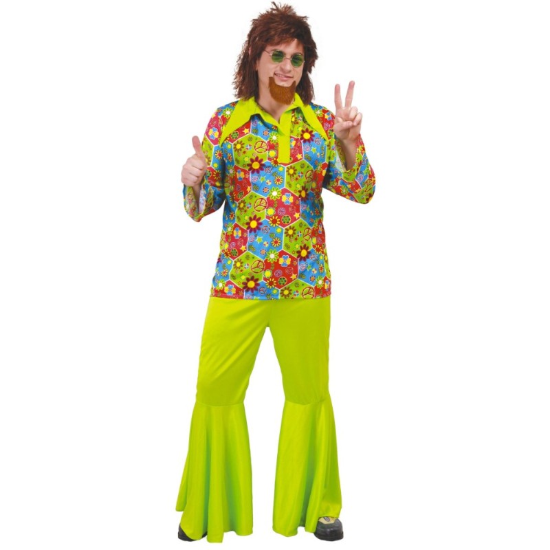 DISFRAZ FLOWER POWER, ADULTO, 54 – 56 (X