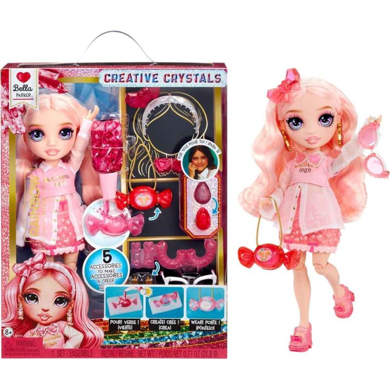Rainbow Crystal Fashion Doll- Bella
