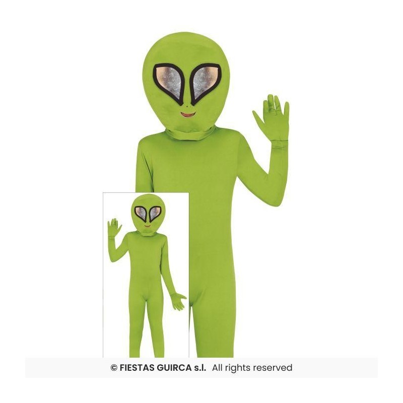 Disfraz alien extraterrestre 5-6 años