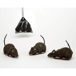 PACK 3 RATAS 15CM