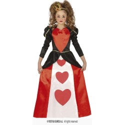 DISFRAZ REINA CORAZONES 10-12 AÑOS