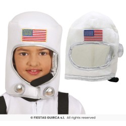 casco astronauta infantil tela 