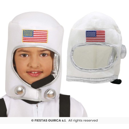 casco astronauta infantil tela 