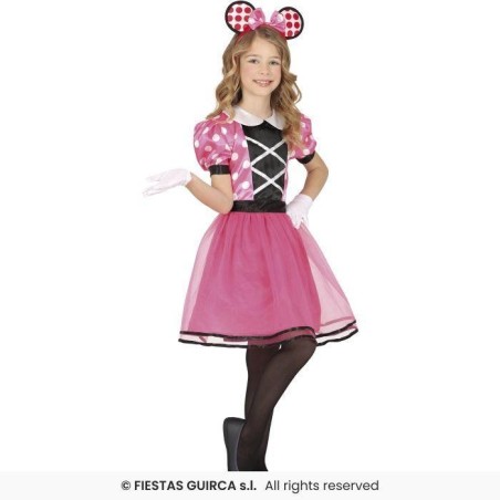DISFRAZ RATONCITA ROSA 5-6 AÑOS MINNIE