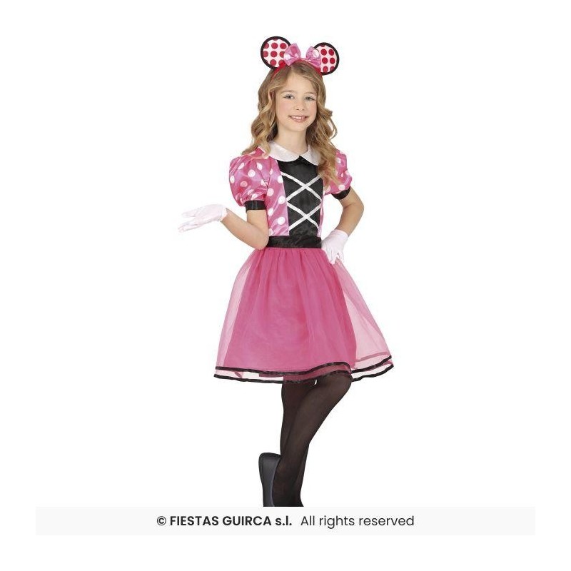 DISFRAZ RATONCITA ROSA 5-6 AÑOS MINNIE