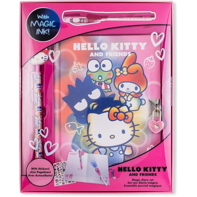 Diario Con Boligrafo Magico Hello Kitty
