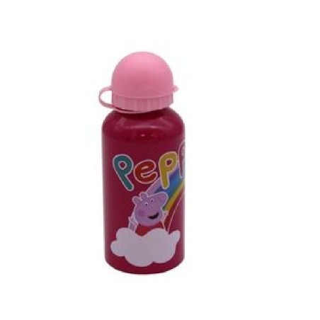 BOTELLA DE ALUMINIO DE PEPPA PIG 400ML