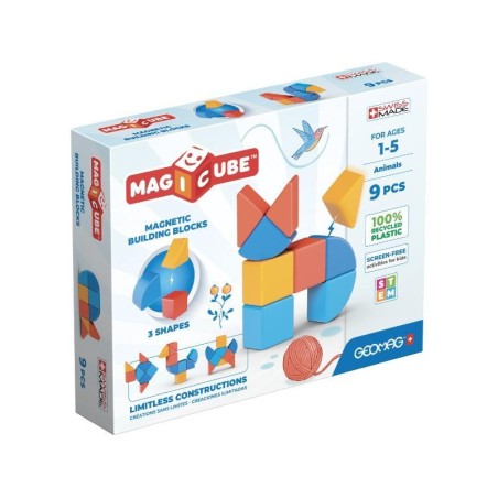 Geomag Magicube 3 Shapes Animals 9 Pcs