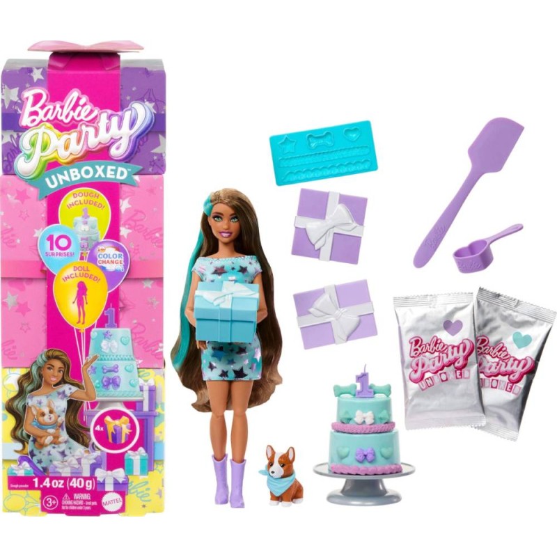 Barbie Party Unboxed™ Surtido De Muñeca