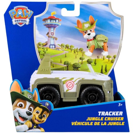 Paw Patrol - Vehiculo con figura Tracker