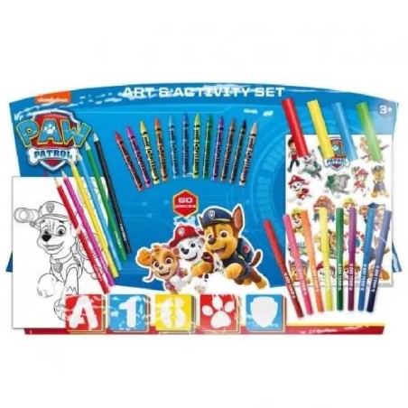 SET DE ACTIVIDADES CON 60 PIEZAS PAW PAT