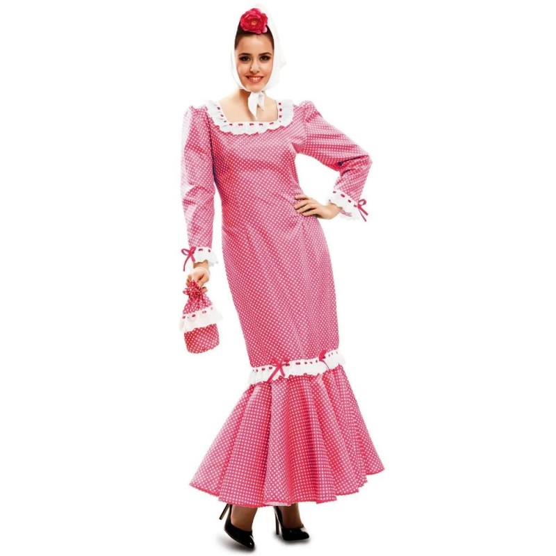 DISFRAZ CHULAPA MADRILEÑA ROSA MUJER XXL