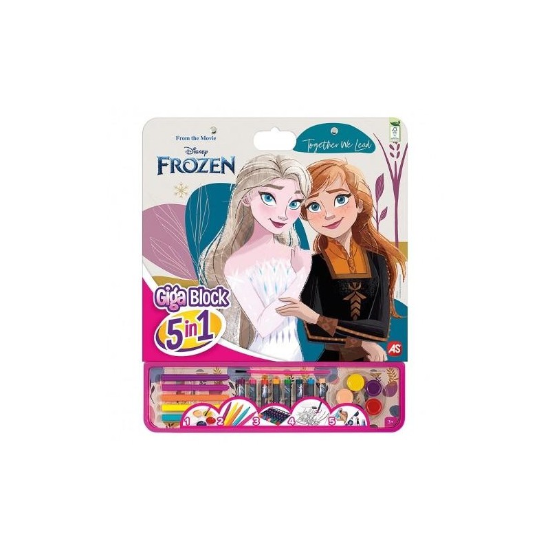 Actividades GigaBlock 5 en 1 Frozen