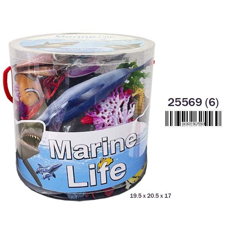 Bote Animales Marinos 34 pzas