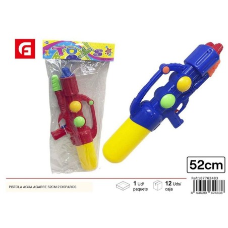 Pistola de Agua 52 cm 2 Disparos Surtido