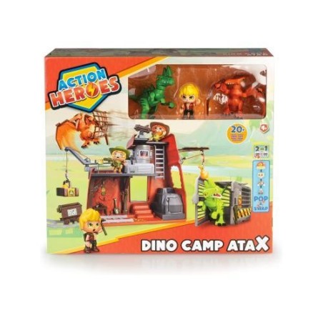 Set Juego Action Heroes Dino Camp Atax