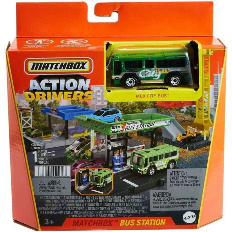 Matchbox Action Drivers Estación Autobus