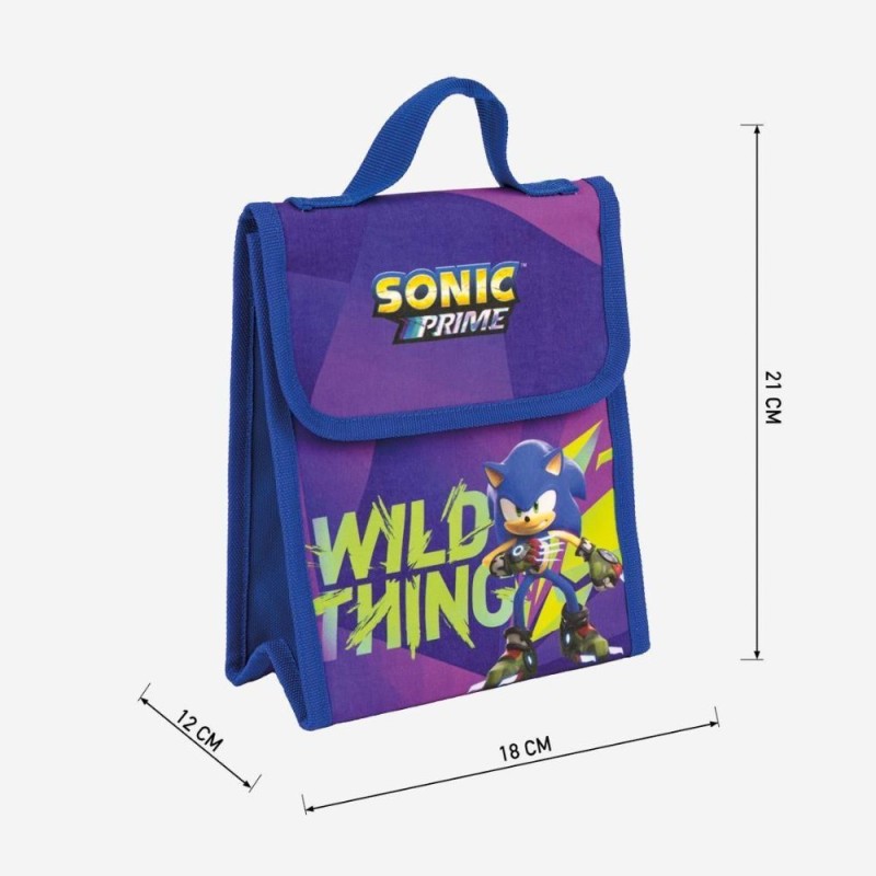 Mochila Mediana Portamerienda Sonic