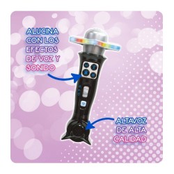 MICROFONO DE KARAOKE DISCO BLUETOOTH 2