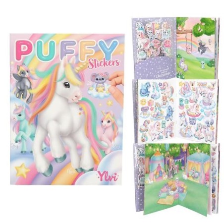 Ylvi libro con pegatinas en relieve