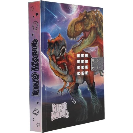 Dino World diario con código y sonido