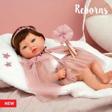 Muñeca Reborn Arias Princess Rosa Manta