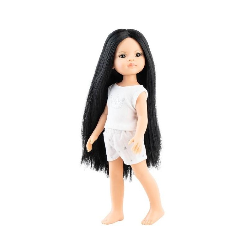 Muñeca Paola Con Pijama 32 Cm en Bolsa