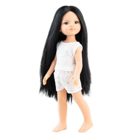 Muñeca Paola Con Pijama 32 Cm en Bolsa