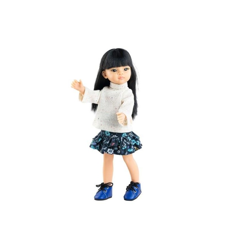 Muñeca Liu Falda y Jersey 32 cm