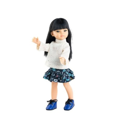 Muñeca Liu Falda y Jersey 32 cm