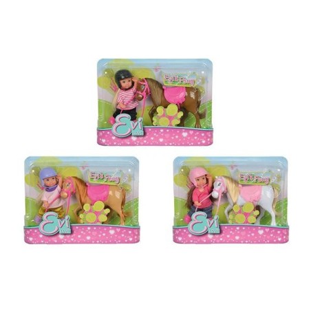Evi Love- Evi con pony 3 surtidos