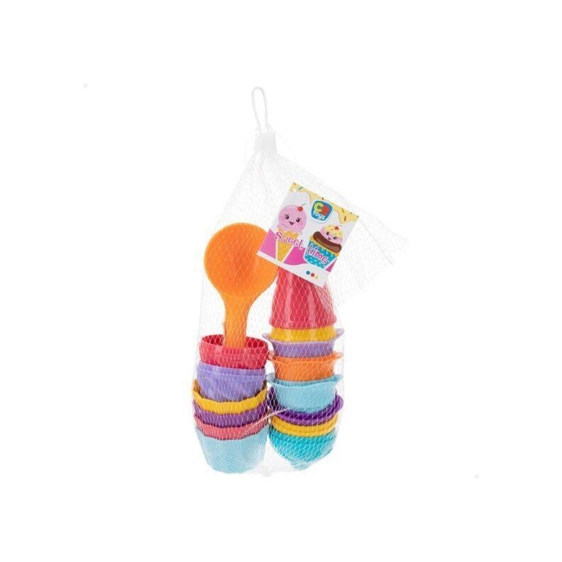 SET MOLDES PLAYA HELADOS Y CUPCAKES 