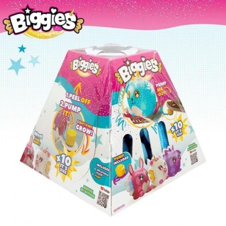 BIGGIES-PELUCHE ANIMAL HINCHABLE D45CM 4