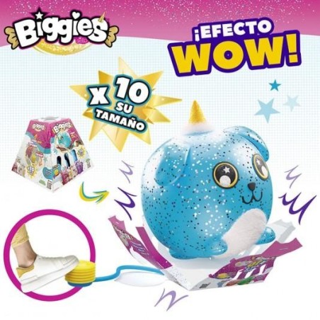 BIGGIES-PELUCHE ANIMAL HINCHABLE D45CM 4