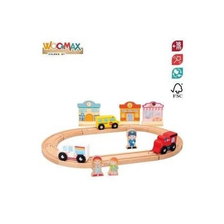 WOOMAX-CIRCUITO PISTA C/VEHICULOS-FIGURA