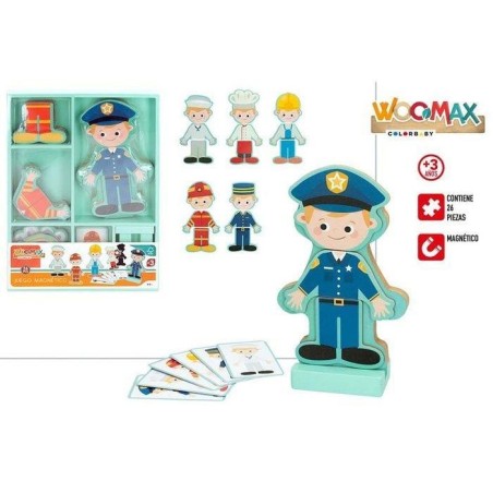 WOOMAX-PUZZLE MADERA VESTIDOS 3A+
