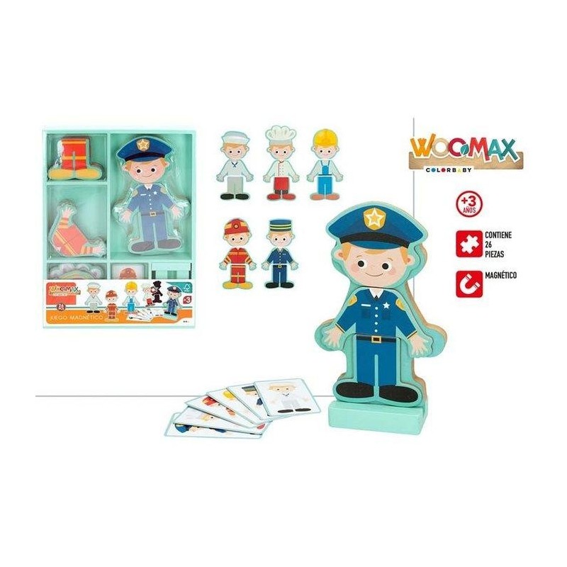 WOOMAX-PUZZLE MADERA VESTIDOS 3A+