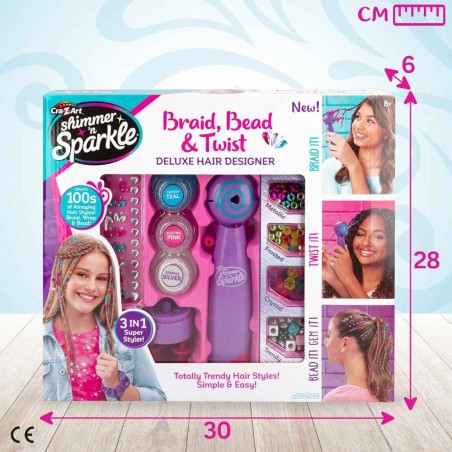 SHIMMER N SPARKLE-ESTUDIO PEINADO 3 EN 1
