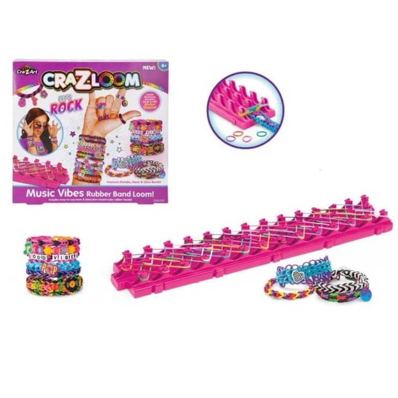 CRA-Z-LOOM-ESTUDIO BRAZALETS LET´S ROCK