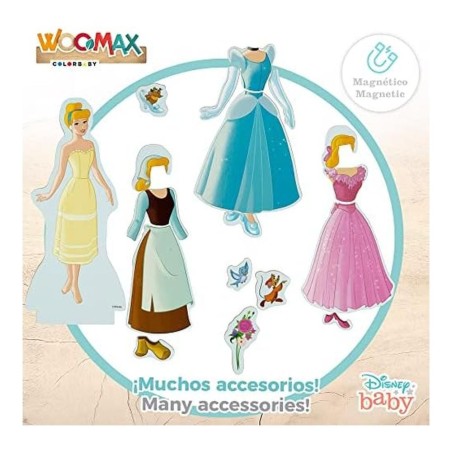 WOOMAX-DISNEY JGO VESTIDOS MADERA MAGN 2