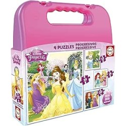 Maleta Puzzles Progresivos Princesas Dis